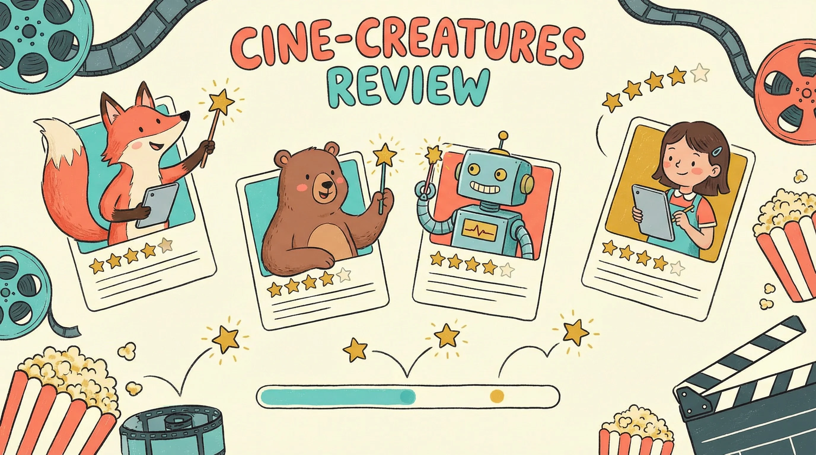 性奴 | 专业视频创作社区 | 原创不易在线评审系统插画 - 动画角色进行作品评分和评论